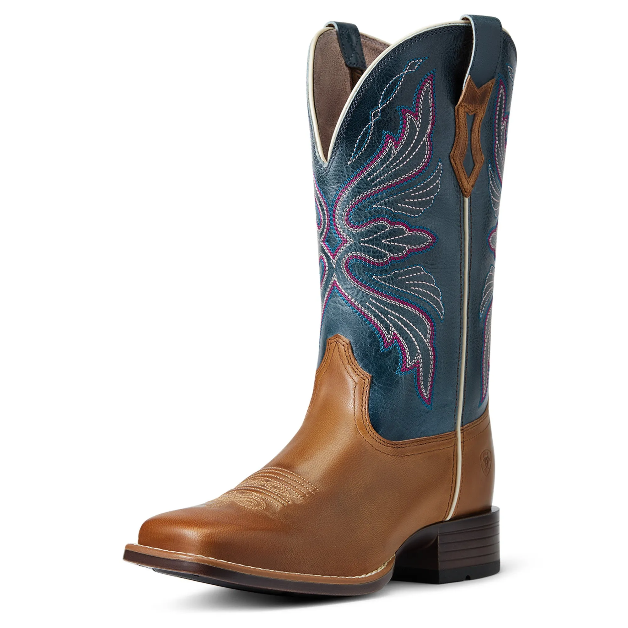 10040349 Ariat Women's Edgewood Almond Buff/Baby Blue Eyes