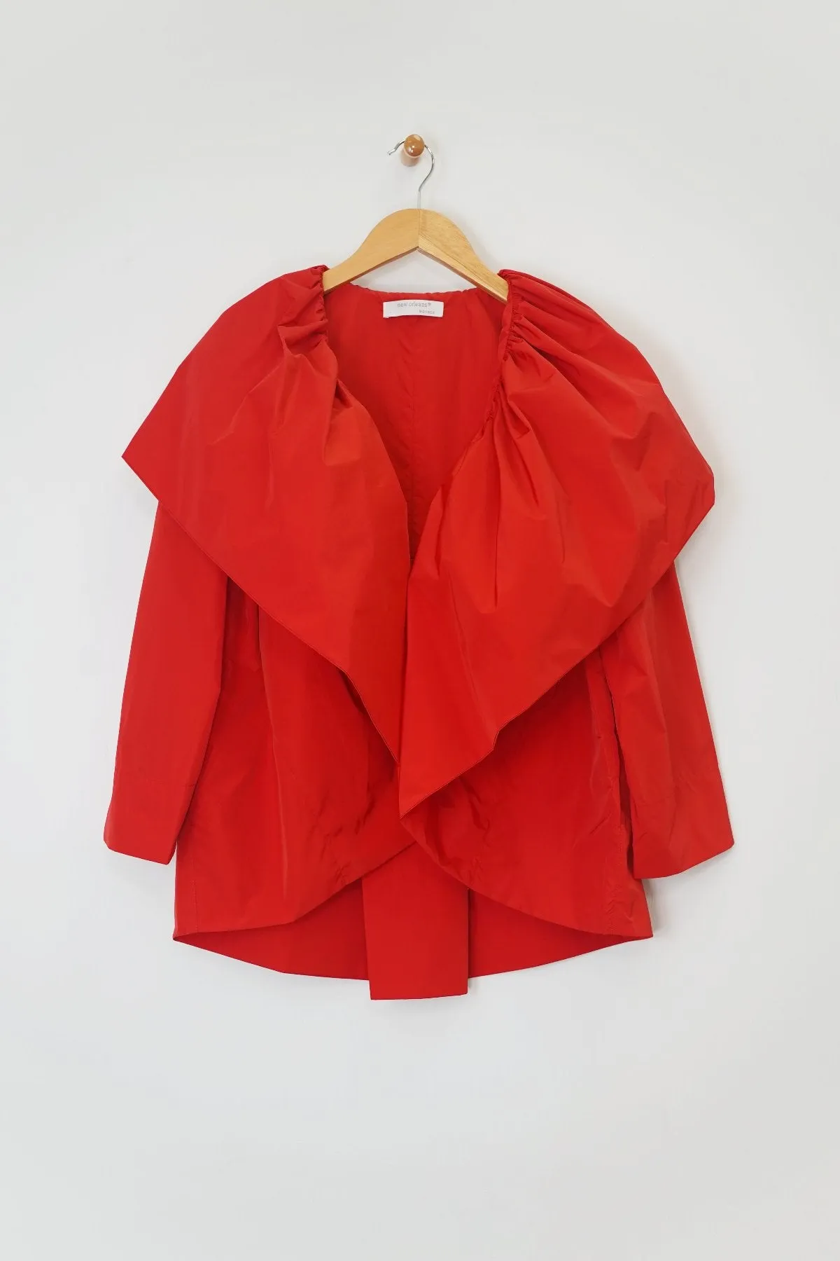 29" Open Ruffle Collar Jacket