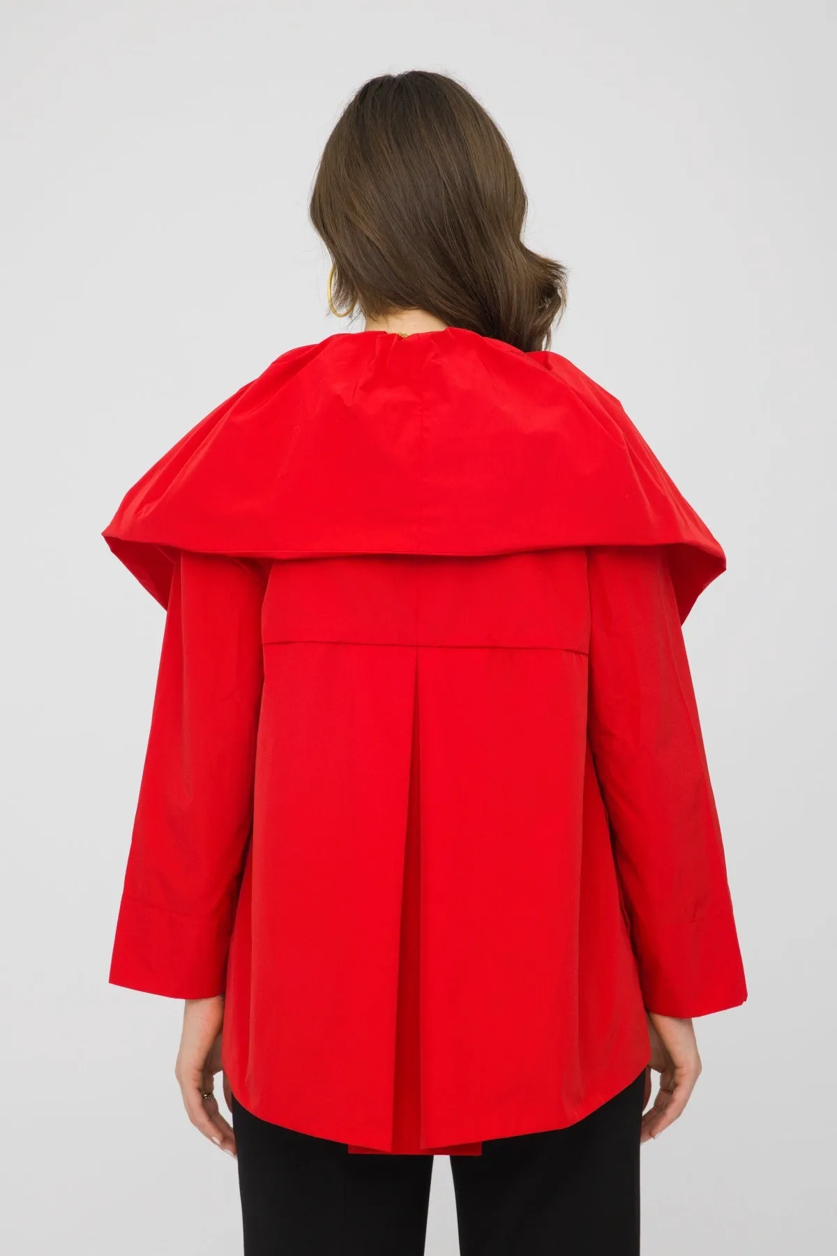 29" Open Ruffle Collar Jacket