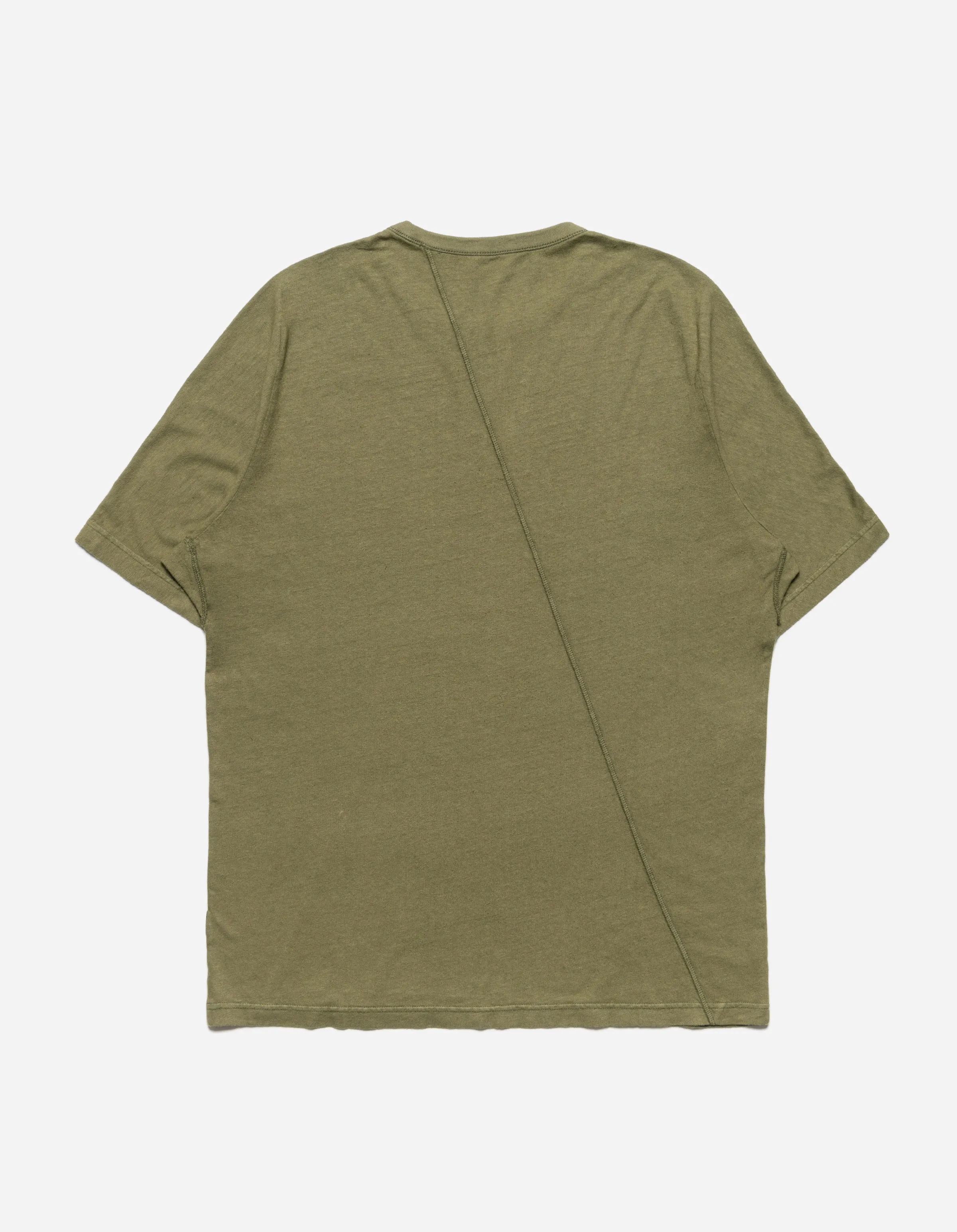 5000 Kesagiri Hemp Oversized T-Shirt Olive OG-107F