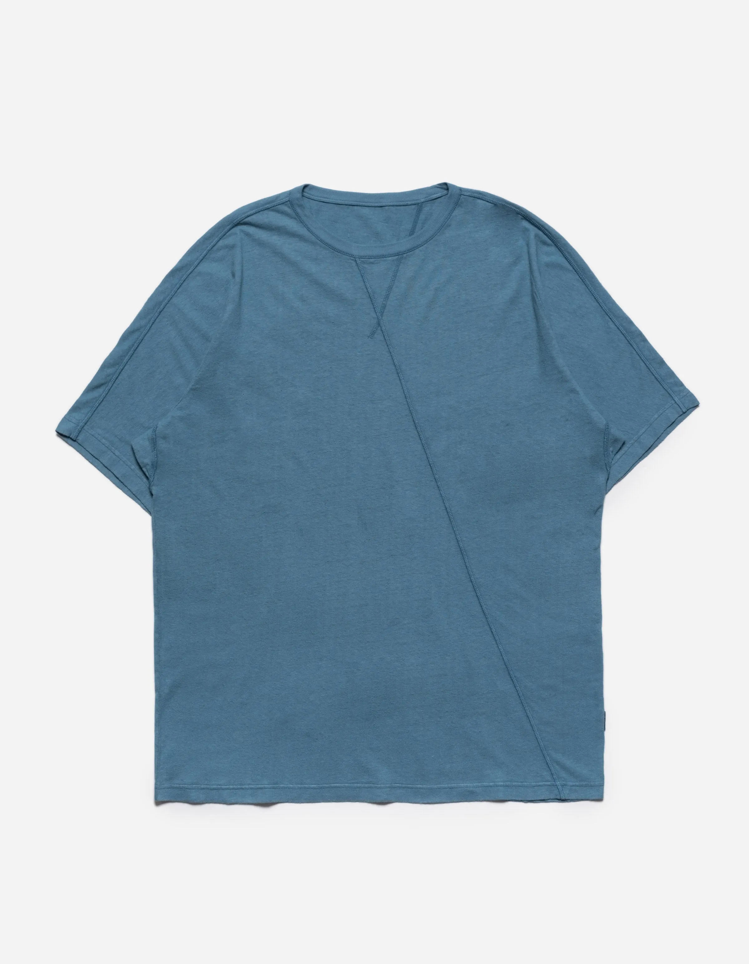 5000 Kesagiri Hemp Oversized T-Shirt Subdued Blue