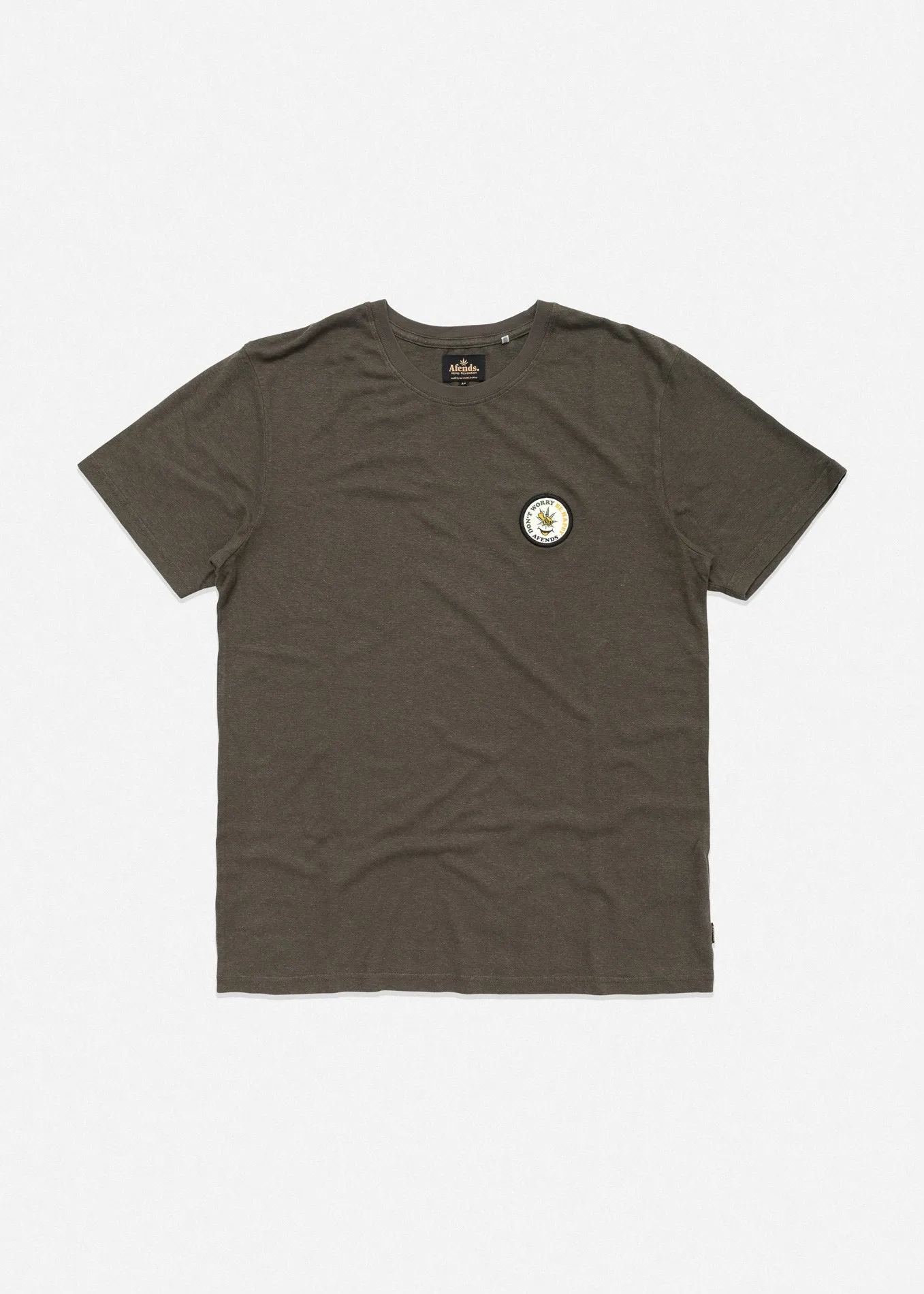 Afends Mens No Worries - Hemp Retro Fit Tee