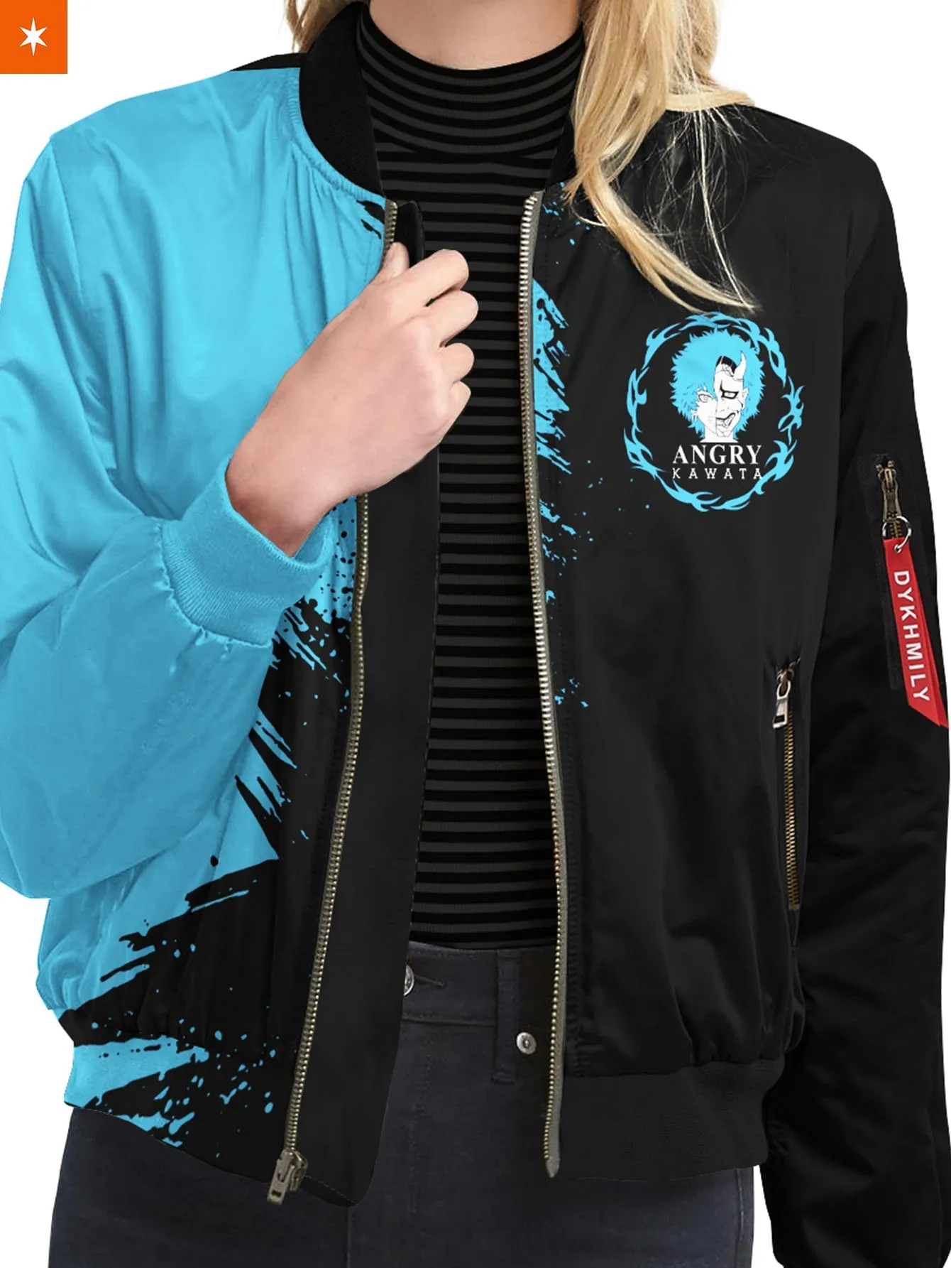 Angry Kawata Bomber Jacket