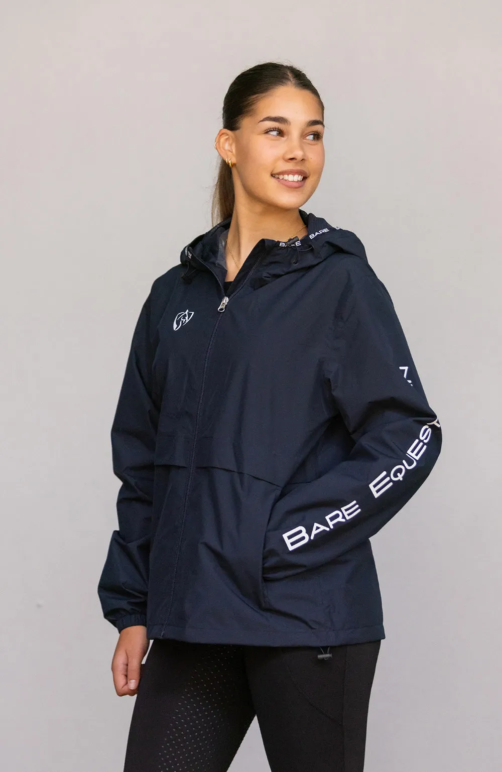 BARE Winter Series - Unisex Kali Lightweight Waterproof Short Jacket - Navy