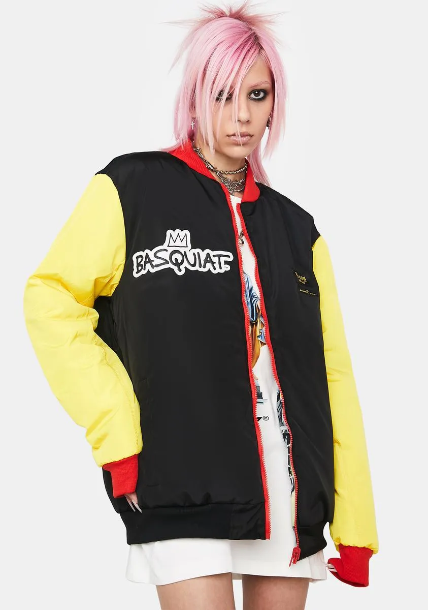 Basquiat Reversible Bomber Jacket