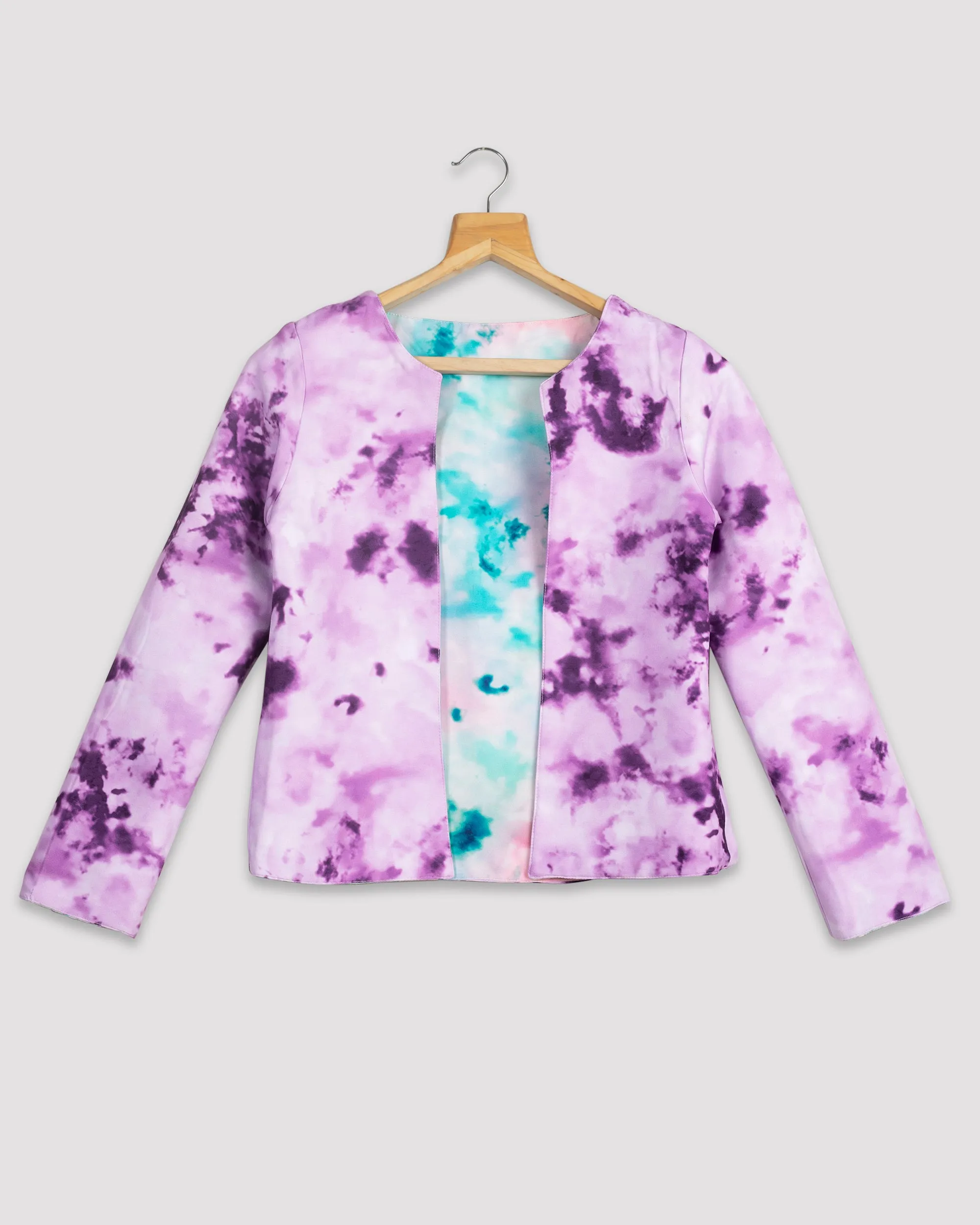 Bestselling Tie And Dye Reversible Jacket For Women