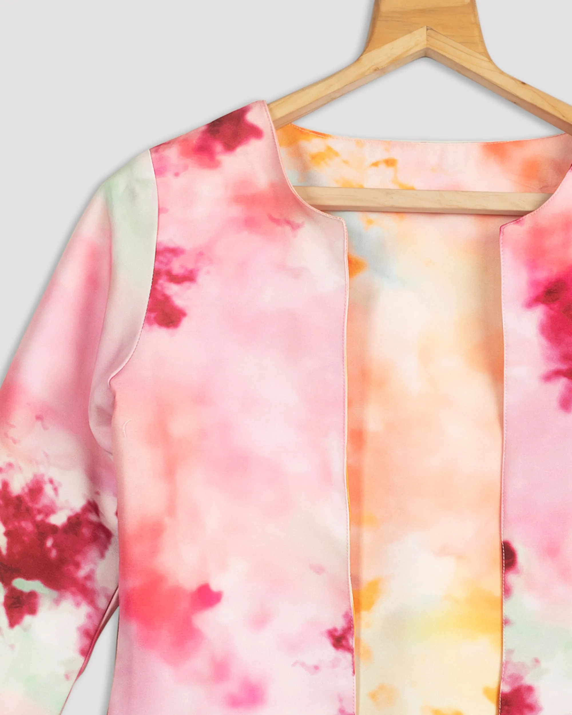 Bestselling Tie And Dye Reversible Jacket For Women