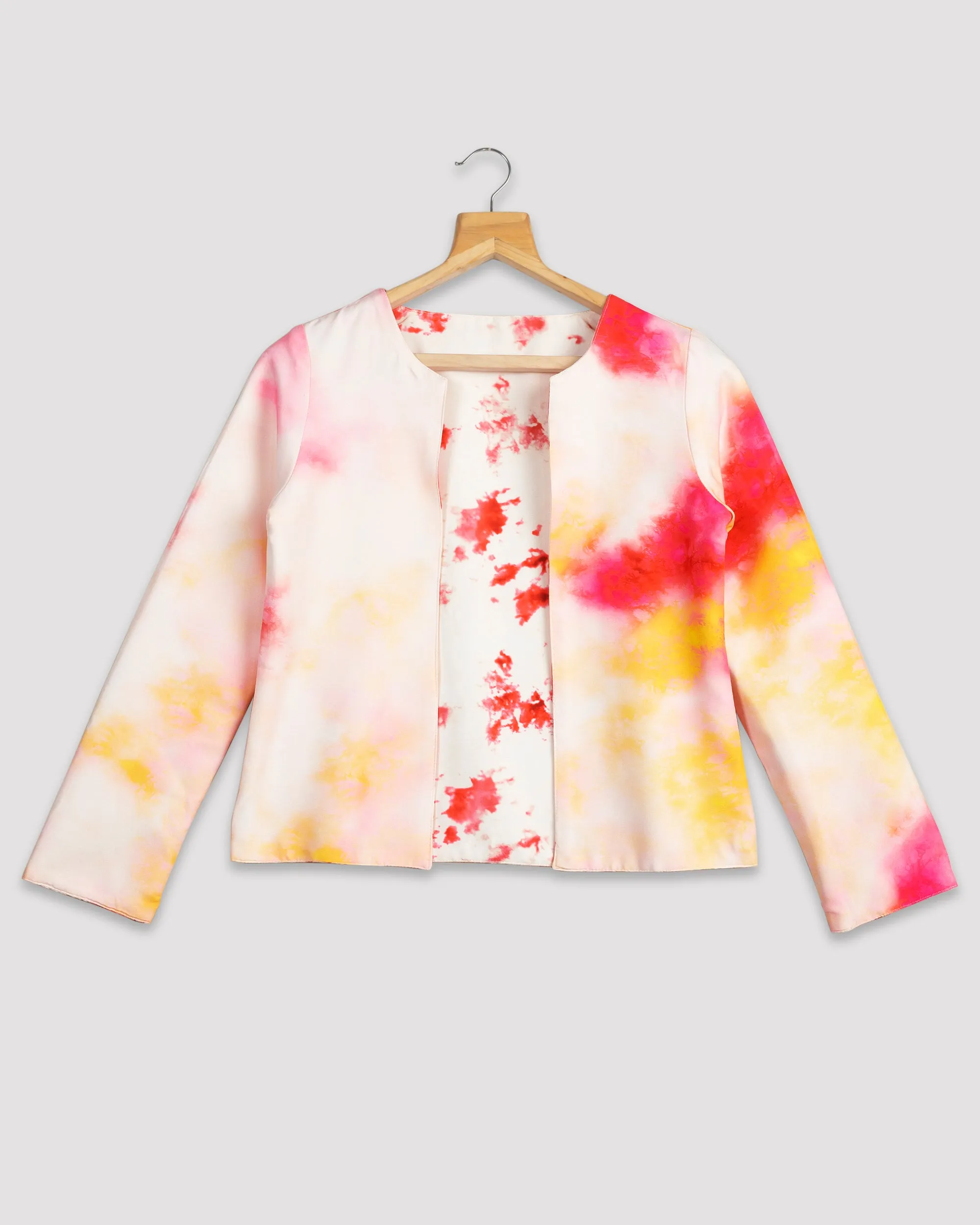 Bestselling Tie And Dye Reversible Jacket For Women