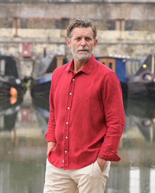 Bourgogne Red Hemp Shirt