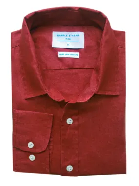 Bourgogne Red Hemp Shirt