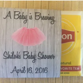 Bowtie and Tutu Tea Packet Favors