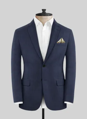 Caccioppoli Sun Dream Brinco Blue Wool Silk Jacket