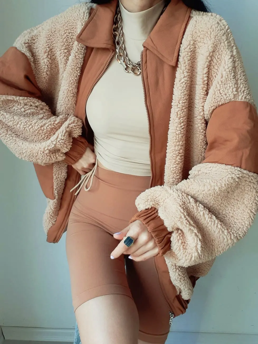 Caramel Plush Jacket