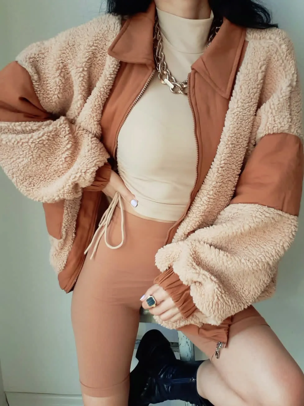 Caramel Plush Jacket