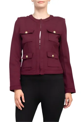 Carmen Marc Woven Knit jacket