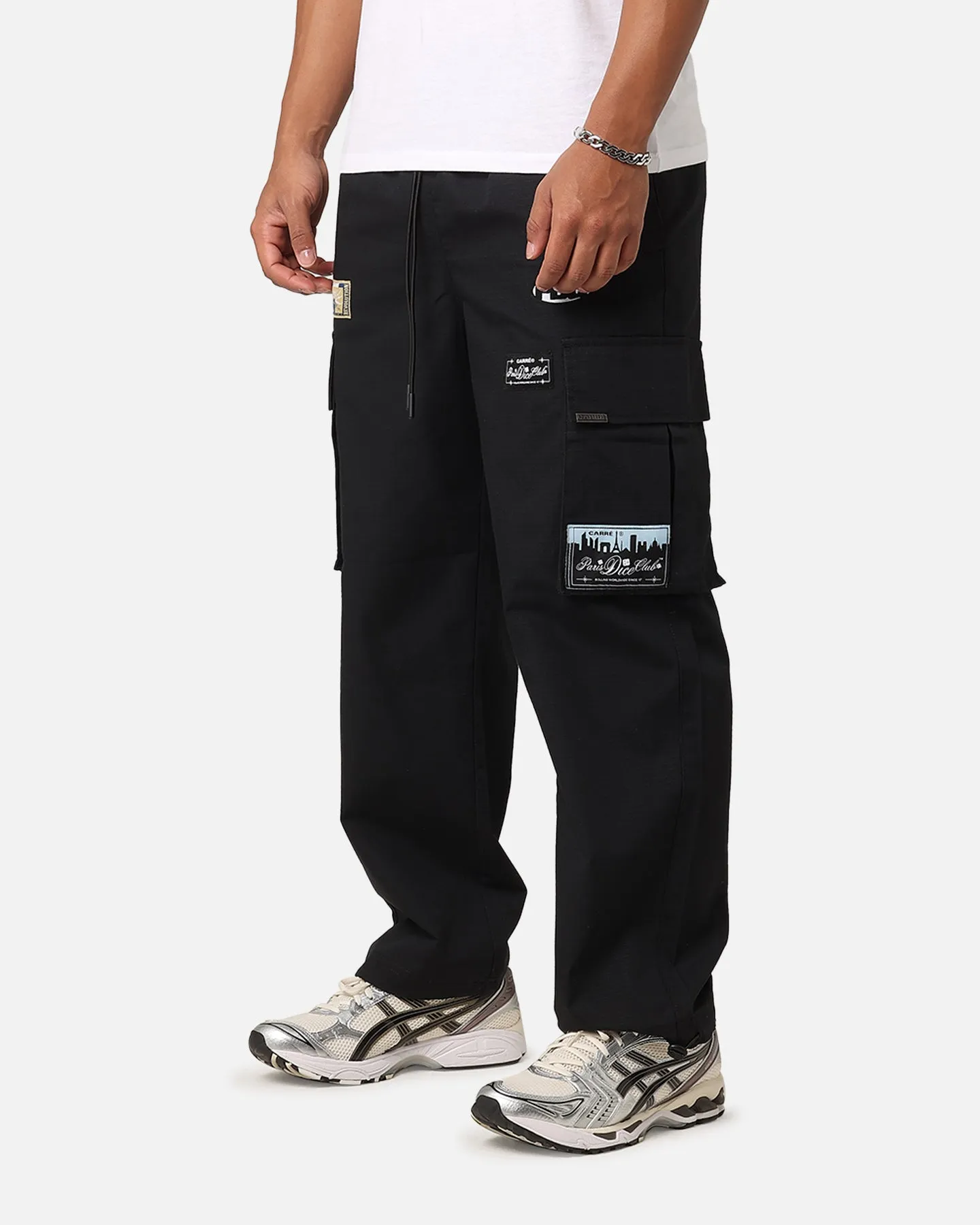 Carre Patchwork Cargo Jogger Black