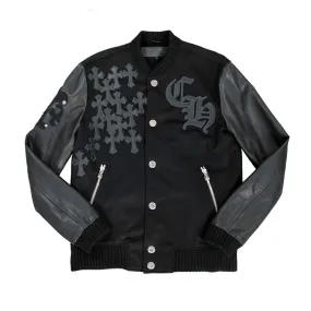 Chrome Hearts Letterman Bomber Jacket