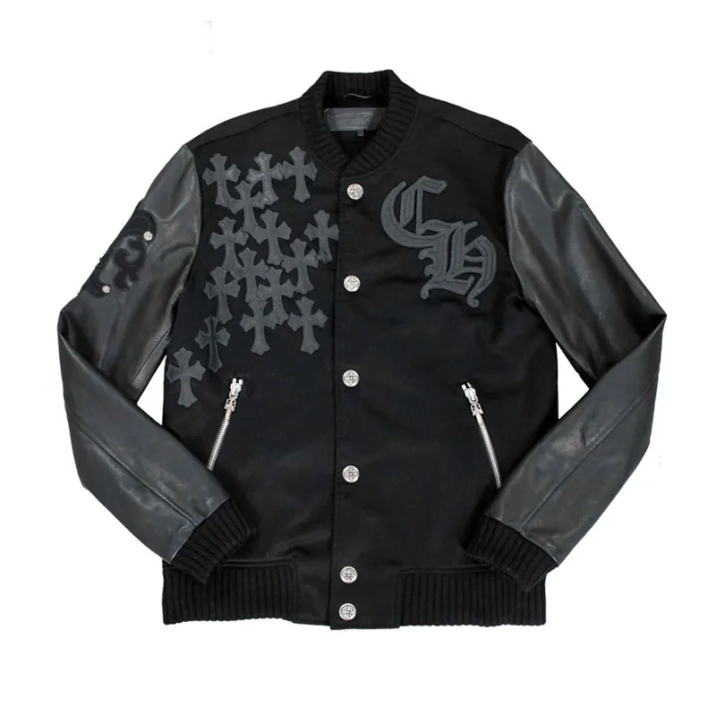 Chrome Hearts Letterman Bomber Jacket