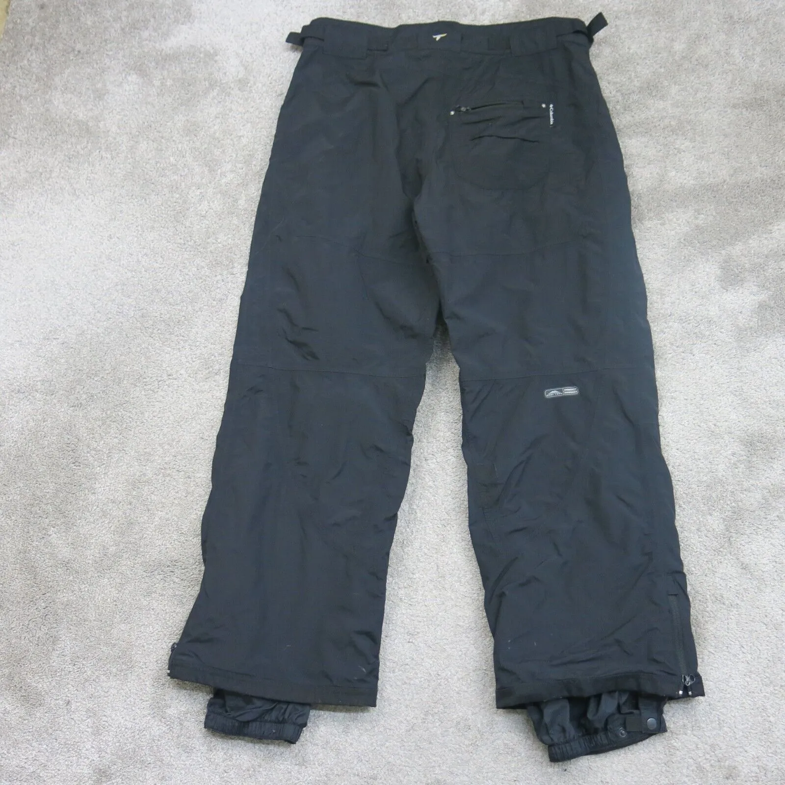 Columbia Sportswear Company Mens Cargo Pant Mid Rise Black Size Large