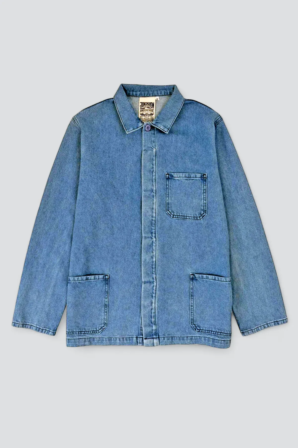 Denim Light Wash Olympic Jacket