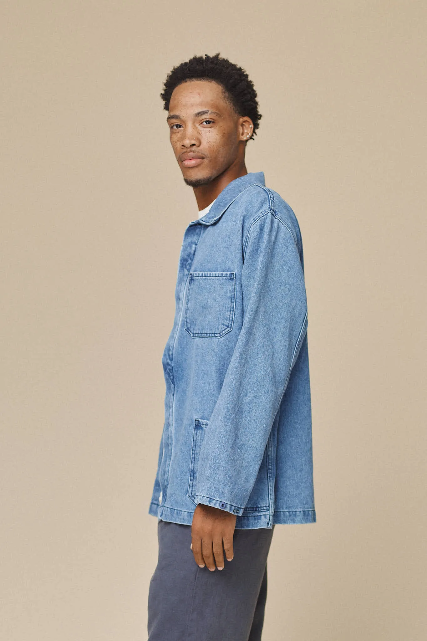 Denim Olympic Jacket