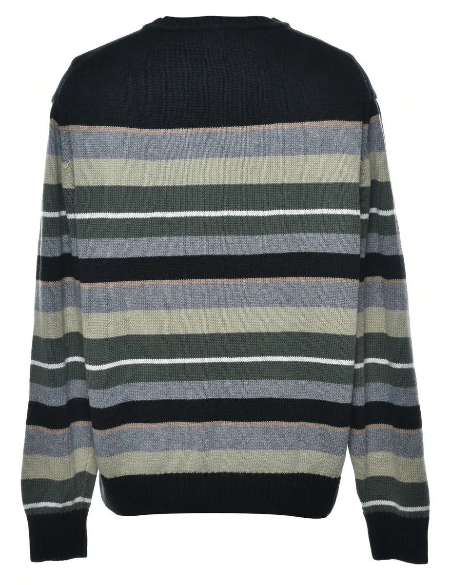 Dockers Striped Jumper - L