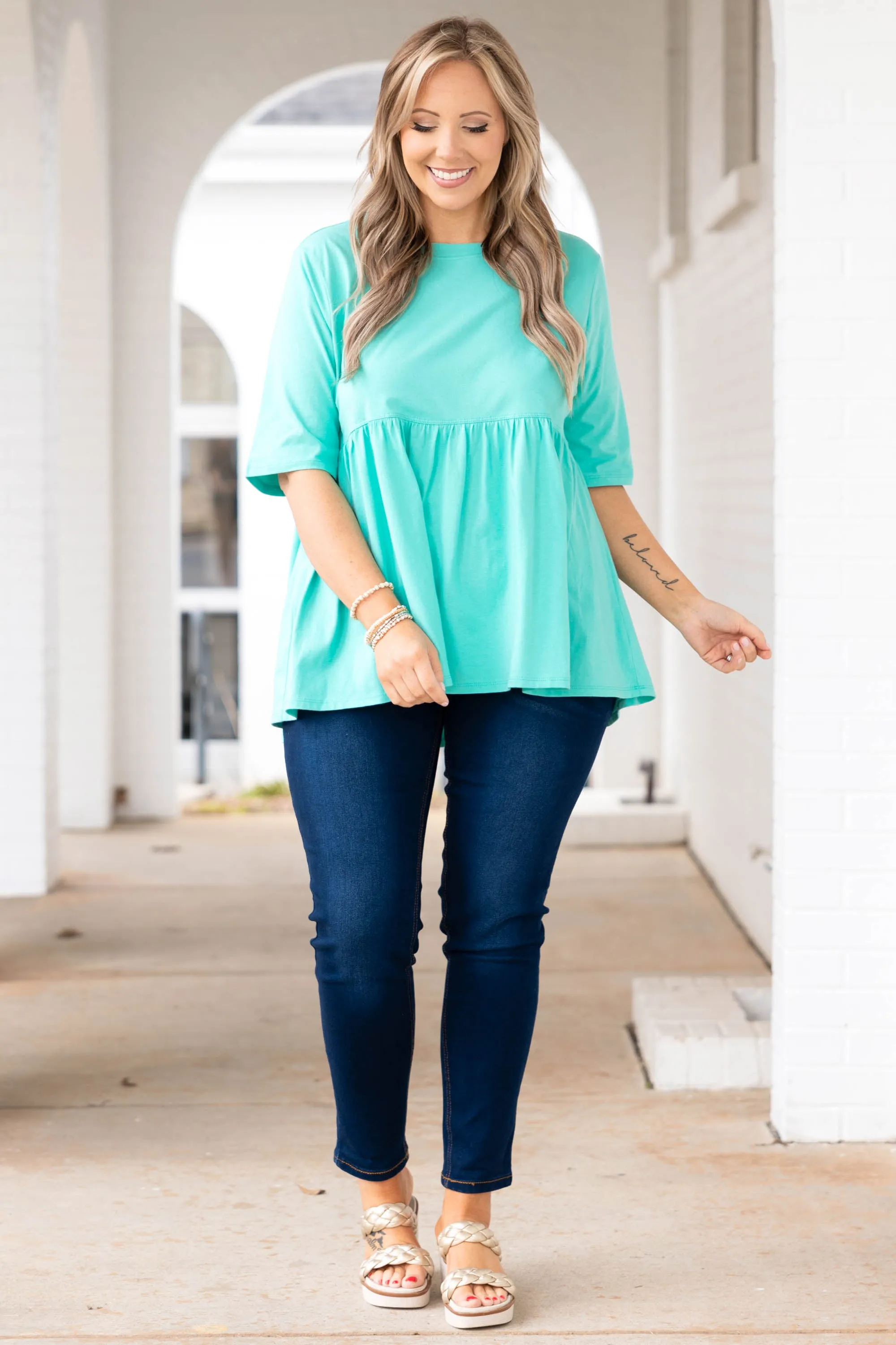 Fearless Soul Top, Mint