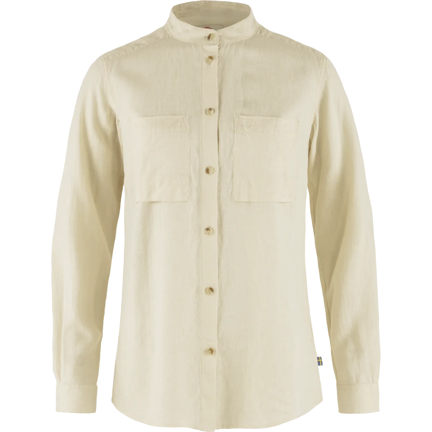 Fjällräven Women&#x27;s Övik Hemp Shirt Long Sleeve Chalk White | Buy Fjällräven Women&#x27;s Övik Hemp Shirt Long Sleeve Chalk White here | Outnorth