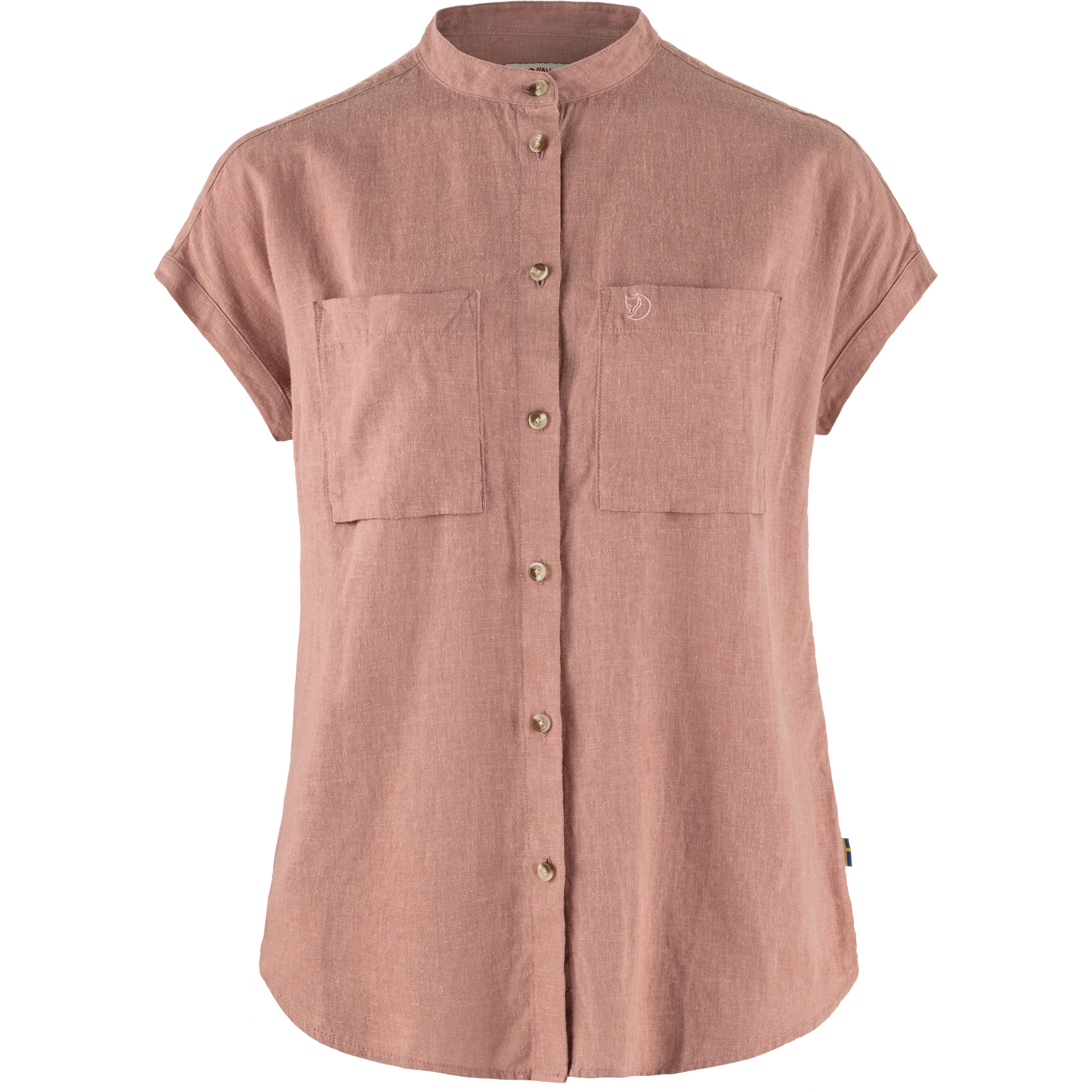 Fjällräven Women&#x27;s Övik Hemp Shirt Short Sleeve Dusty Rose | Buy Fjällräven Women&#x27;s Övik Hemp Shirt Short Sleeve Dusty Rose here | Outnorth