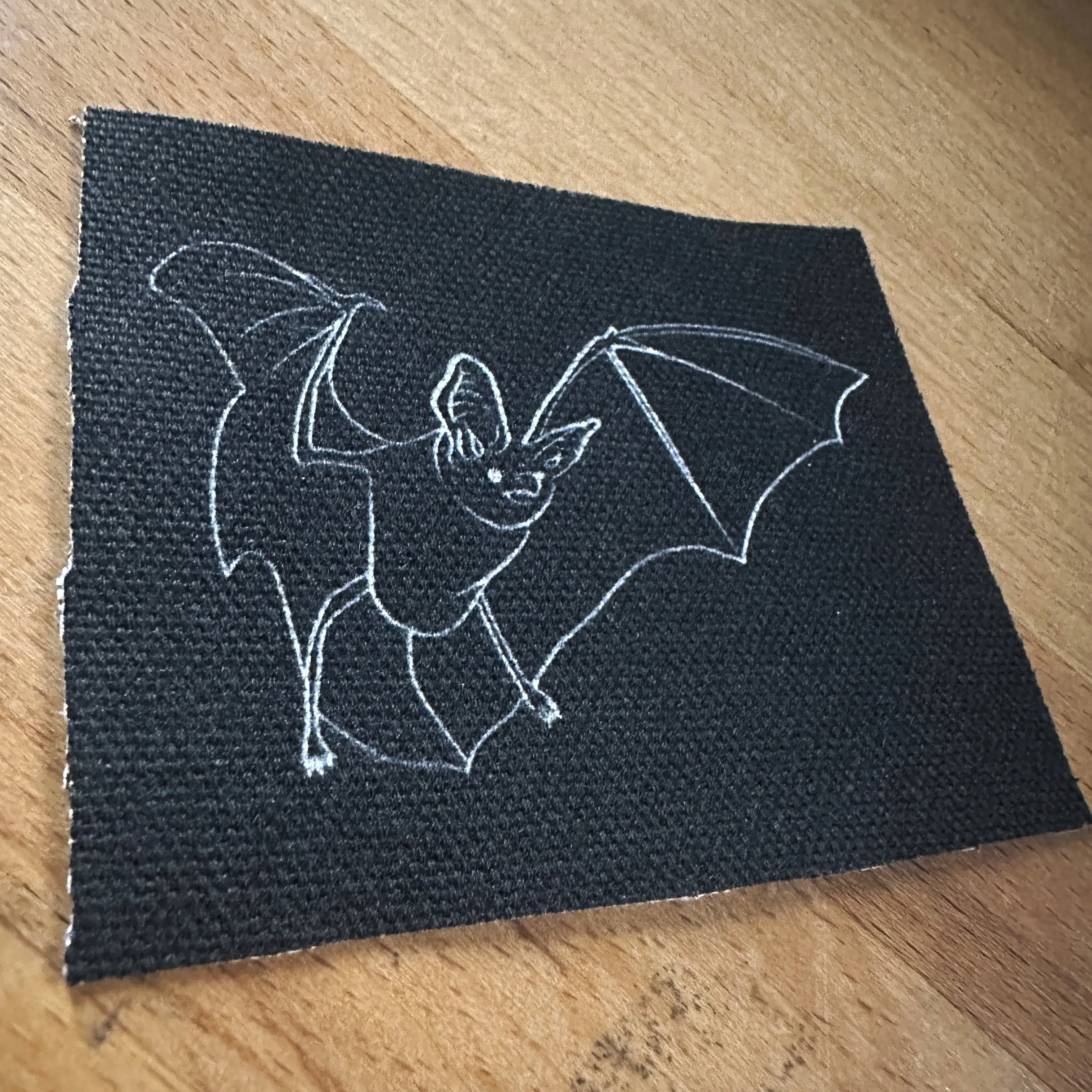 Flying Bat Sew-On Patch