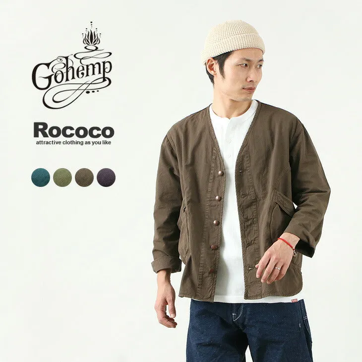 GOHEMP / Vendor no collar jacket