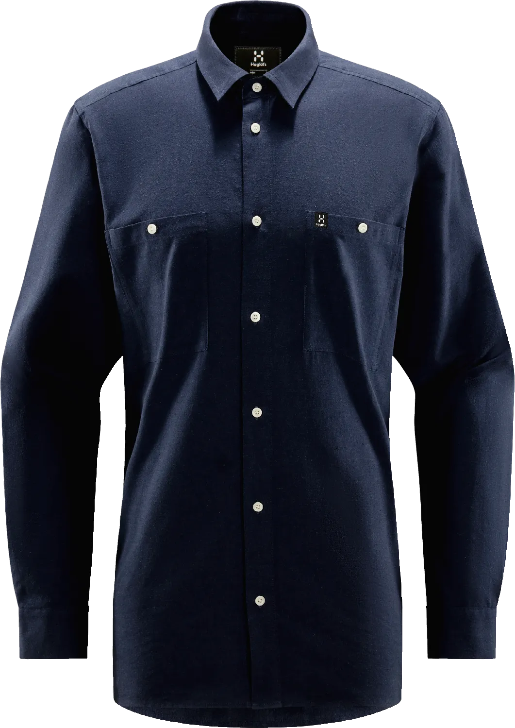 Haglöfs Men&#x27;s Curious Hemp Shirt Tarn Blue | Buy Haglöfs Men&#x27;s Curious Hemp Shirt Tarn Blue here | Outnorth