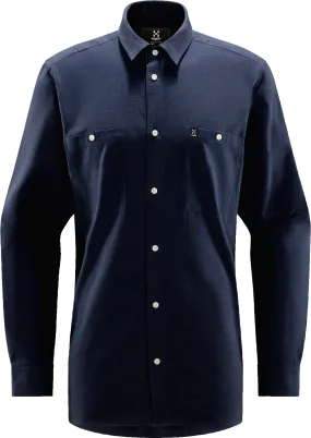 Haglöfs Men&#x27;s Curious Hemp Shirt Tarn Blue | Buy Haglöfs Men&#x27;s Curious Hemp Shirt Tarn Blue here | Outnorth