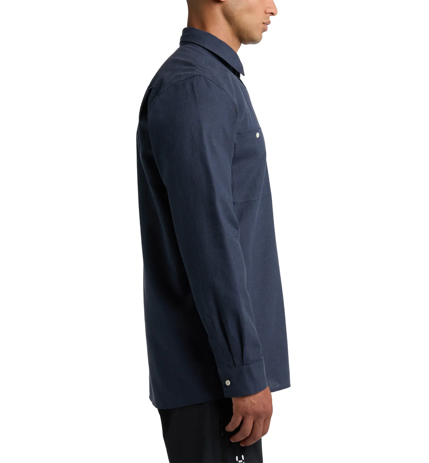 Haglöfs Men&#x27;s Curious Hemp Shirt Tarn Blue | Buy Haglöfs Men&#x27;s Curious Hemp Shirt Tarn Blue here | Outnorth