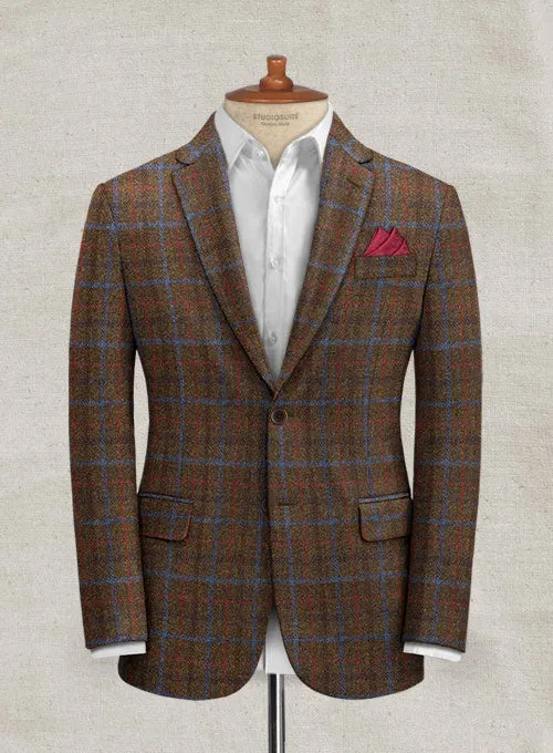 Harris Tweed Brown Checks Jacket