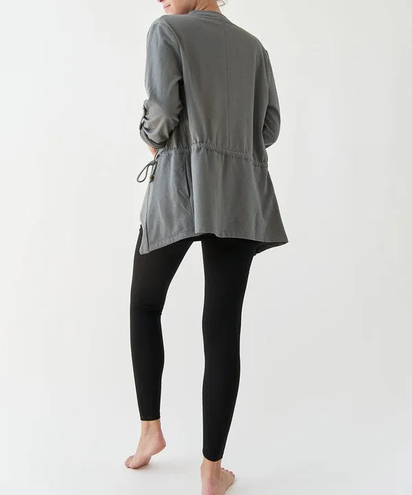 HEMP OPEN FRONT JACKET