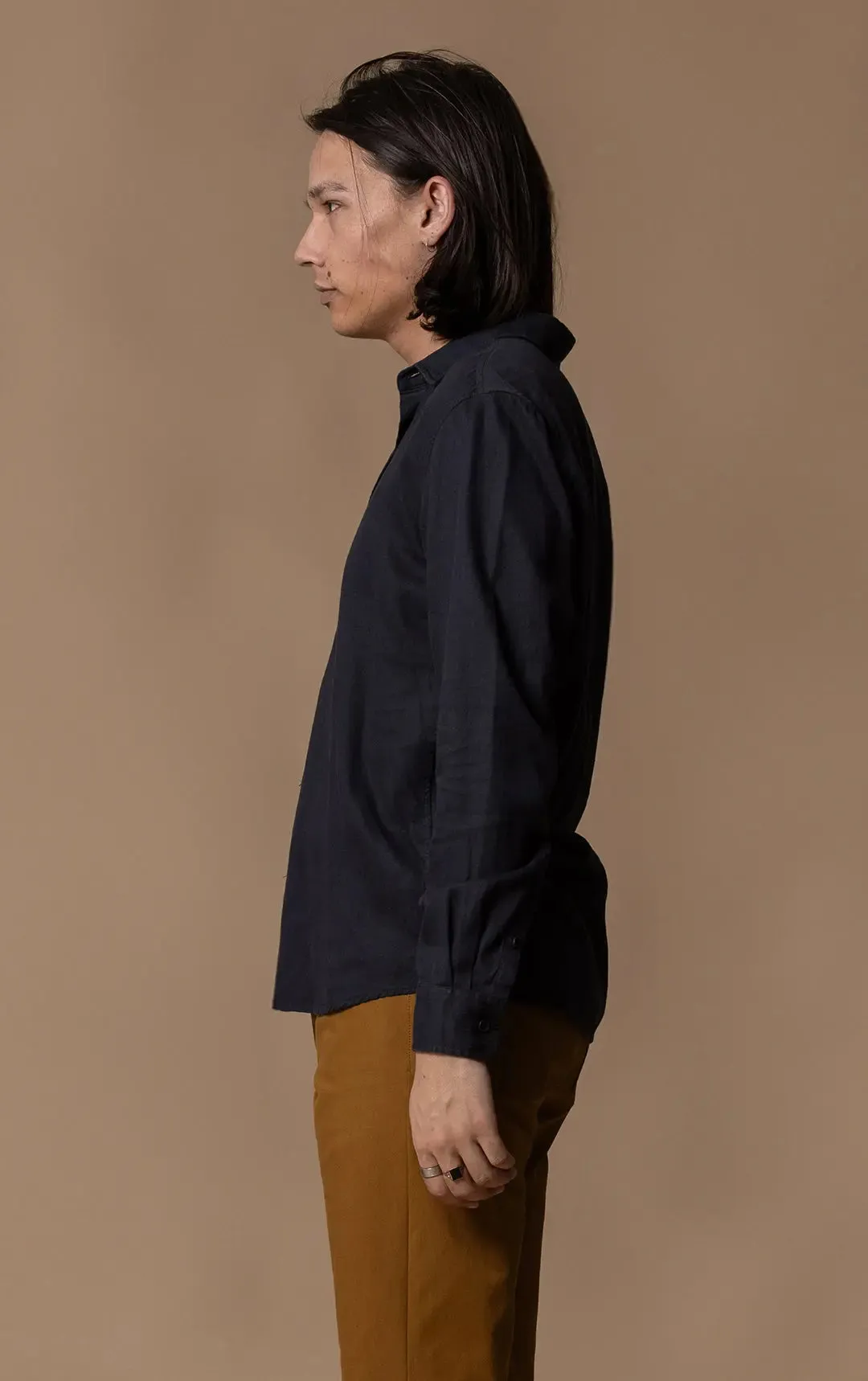 HEMP TENCEL LAUNDERED SHIRT