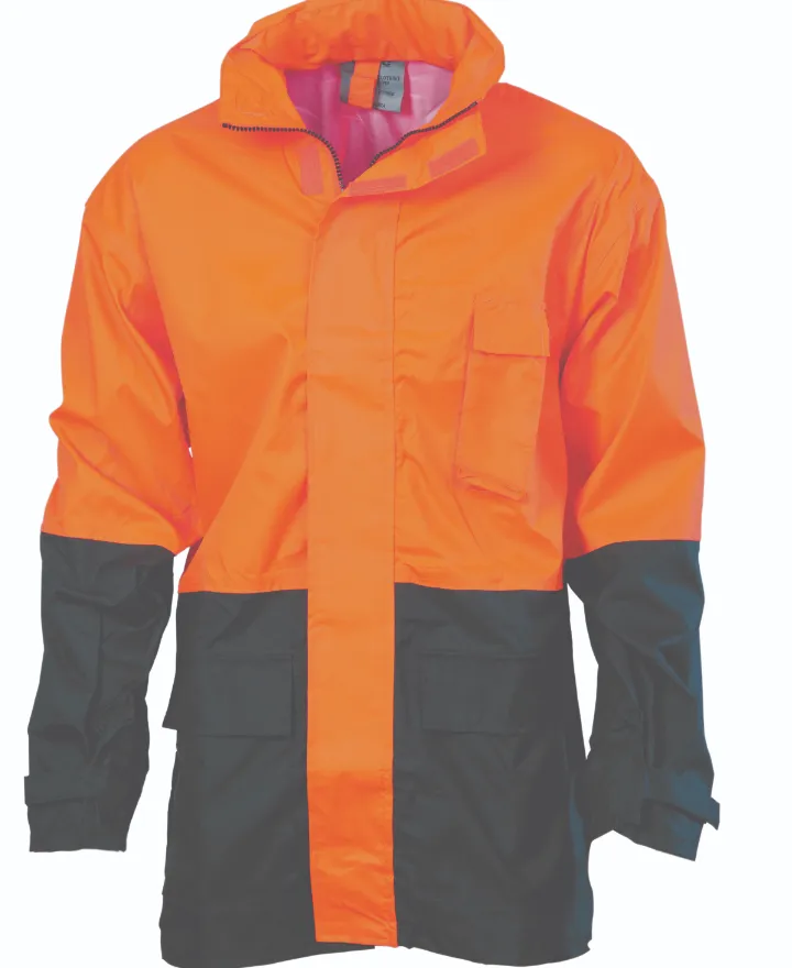 HiVis Two Tone Lightweight Rain Jacket