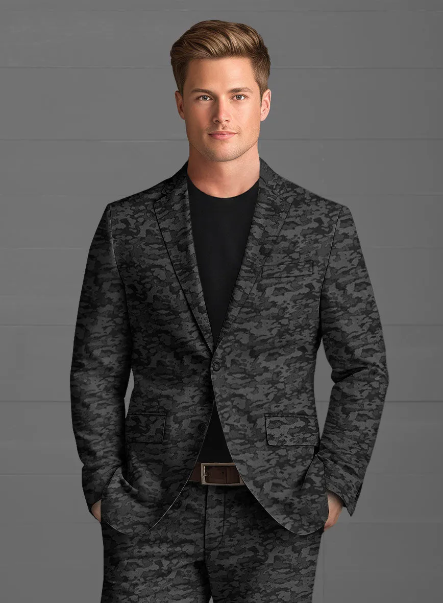 Italian Luxury Camo Cotton Jacket