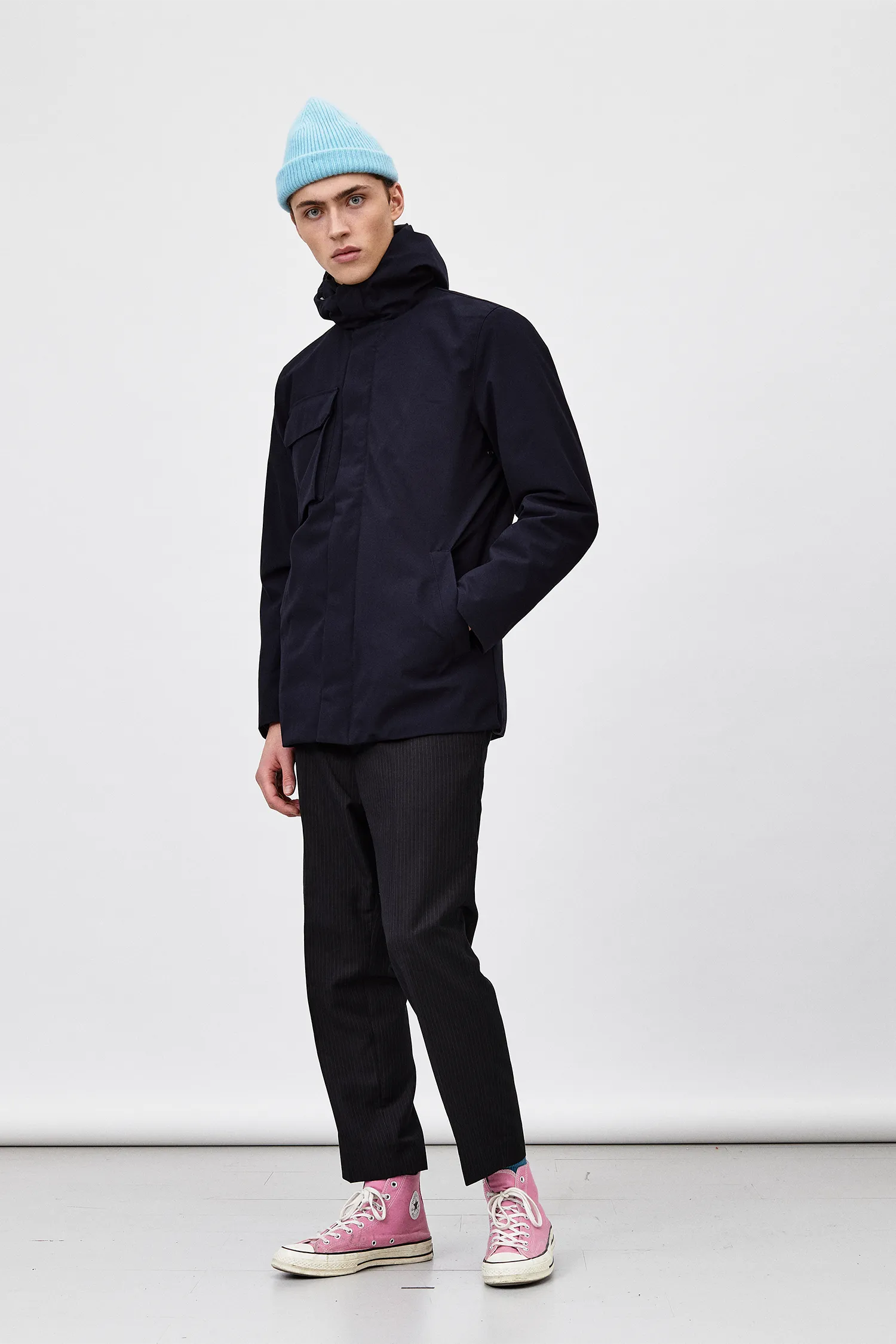 K-SEA POLY RAYON AW21 NAVY