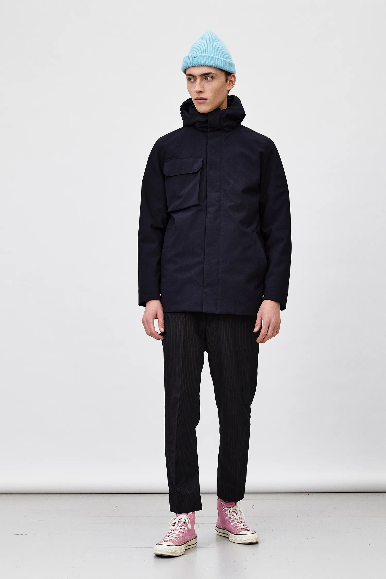 K-SEA POLY RAYON AW21 NAVY