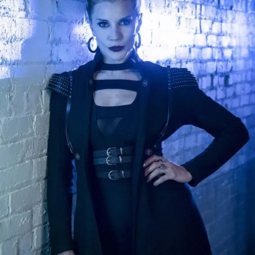 Katee Sackhoff Black Coat