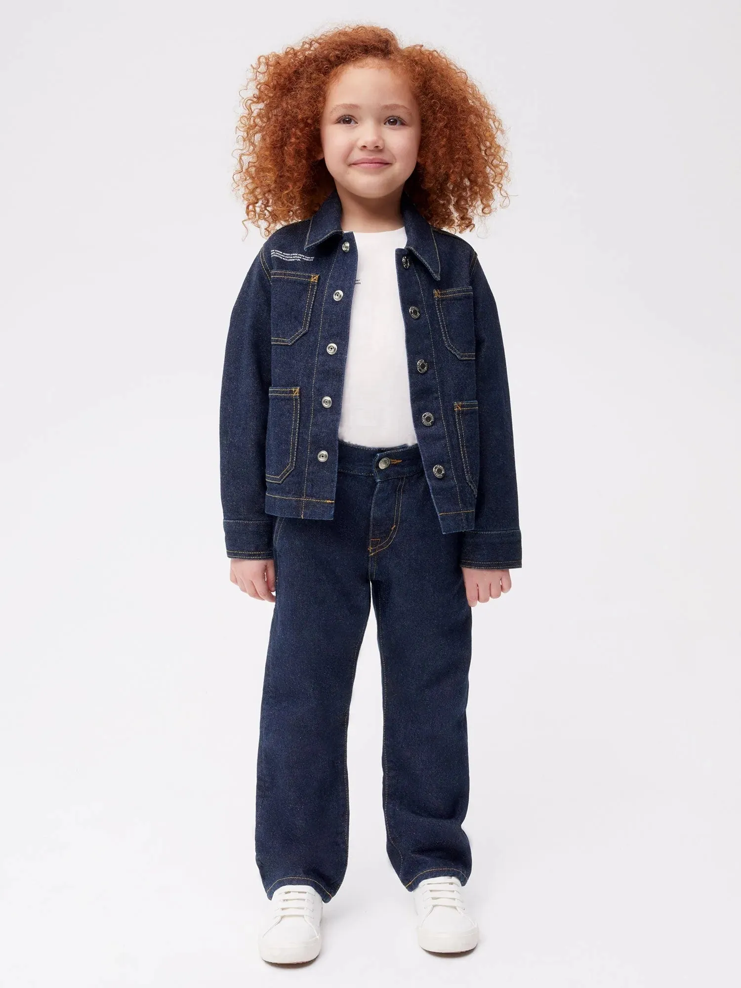 Kid's Denim Jacket—rinse wash