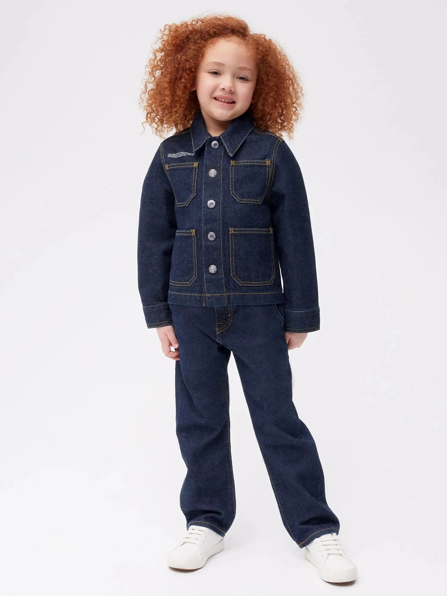 Kid's Denim Jacket—rinse wash