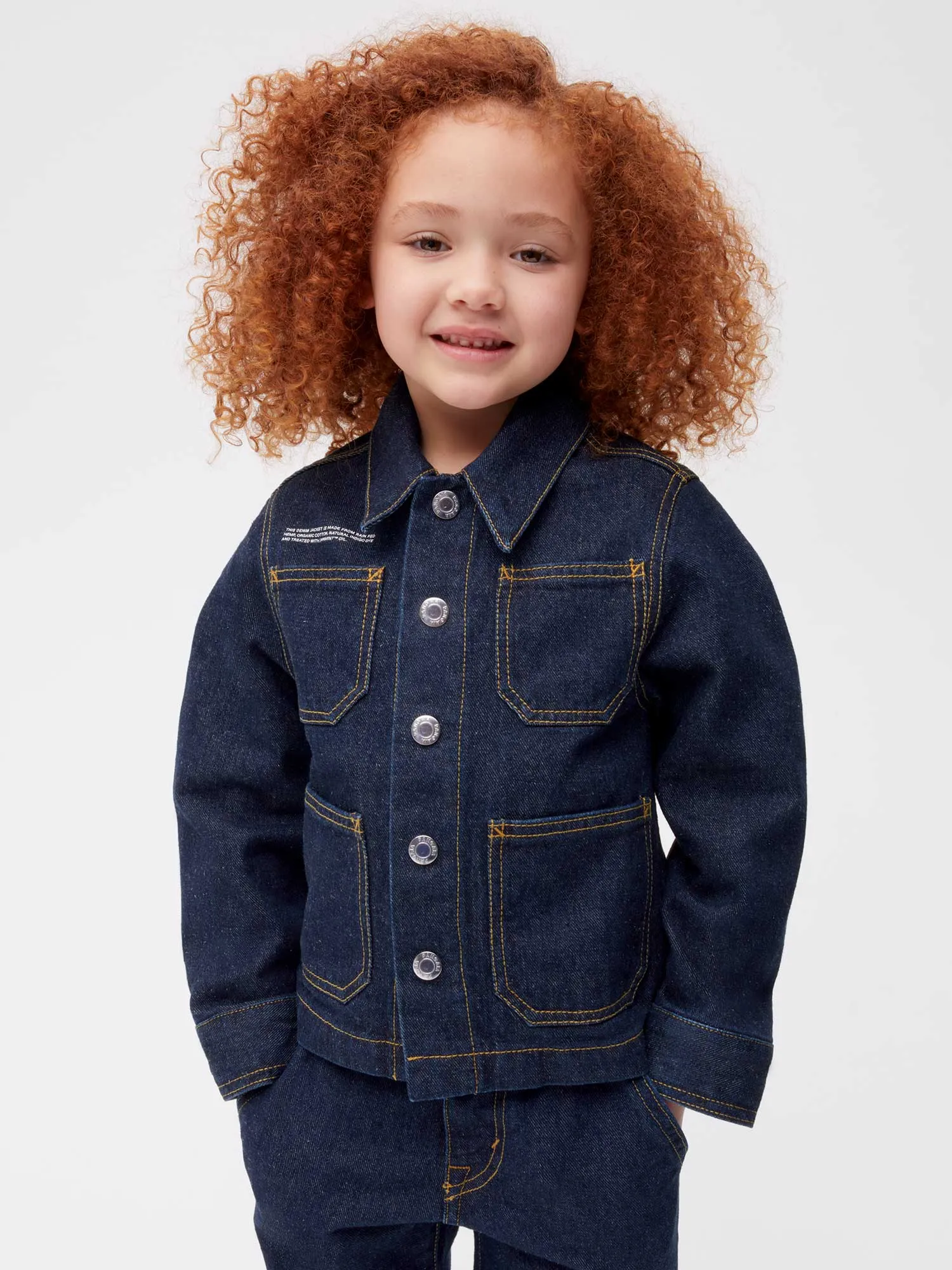 Kid's Denim Jacket—rinse wash