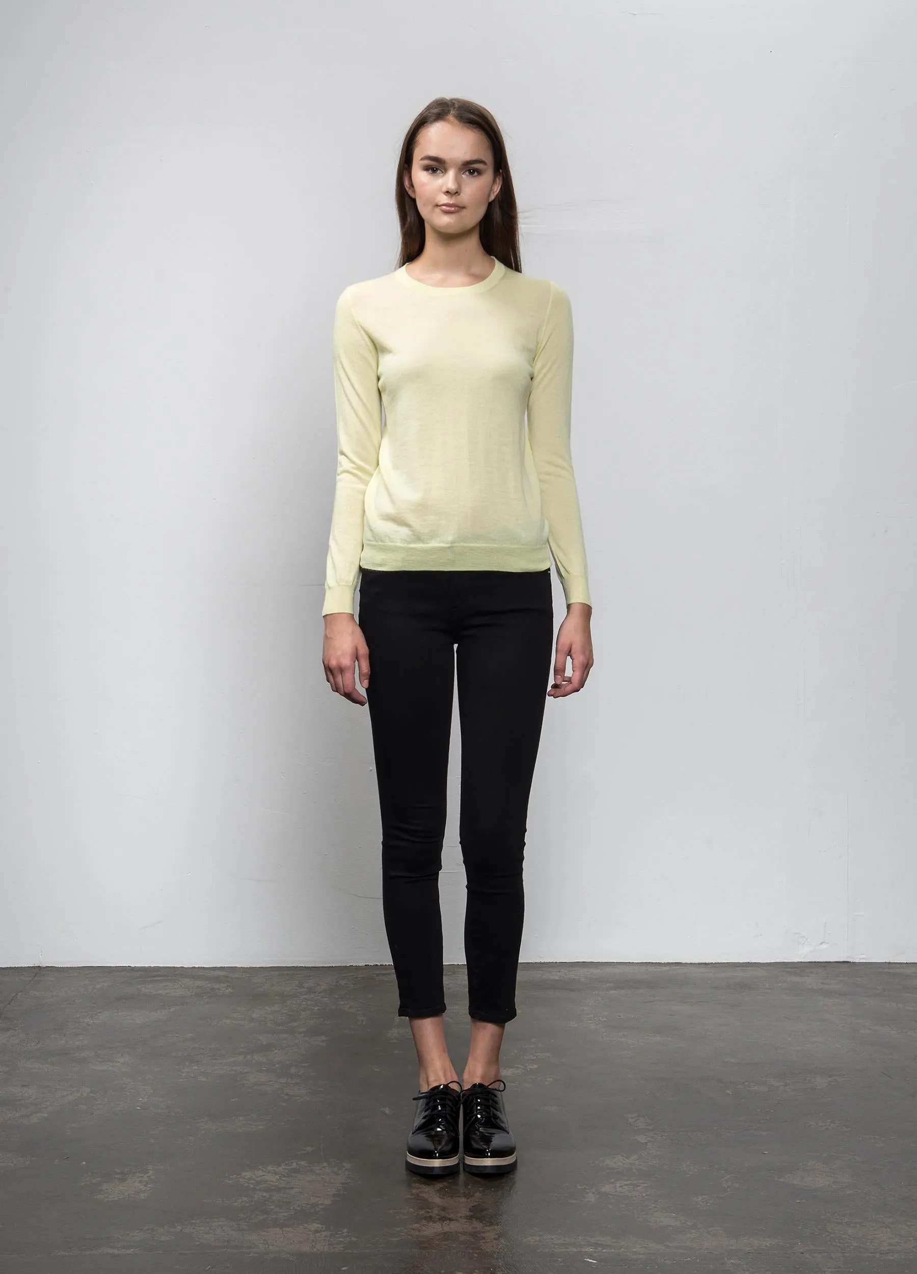 Lightweight Crew Neck_Key Lime