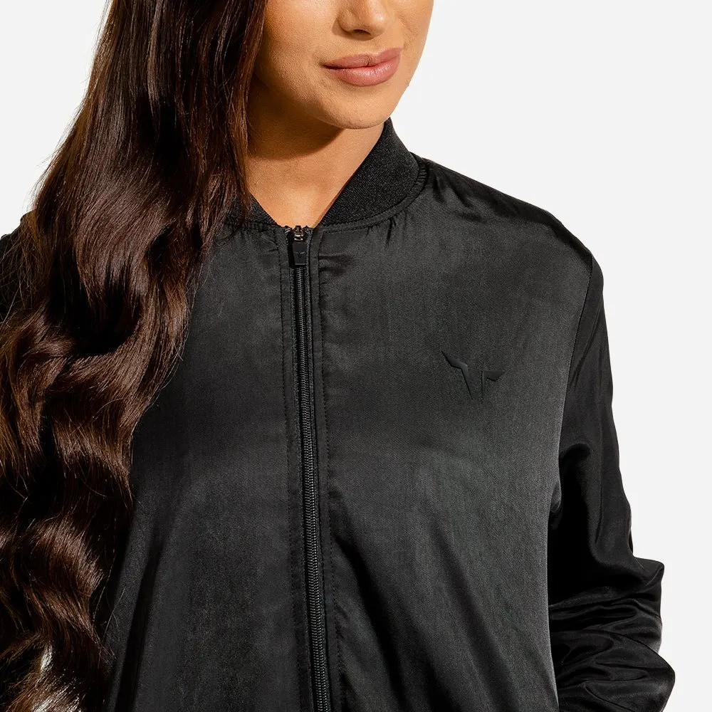 Limitless Bomber Jacket - Black