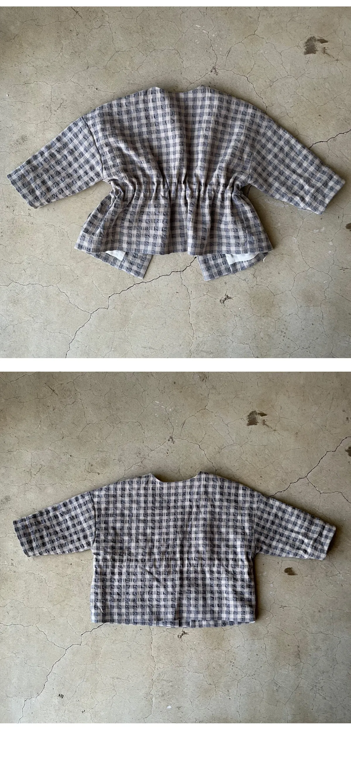 Linen Check Jacket_2Colours