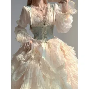 Lolita gorgeous suit women's dress sweet and elegant Halloween princess dress     S5562