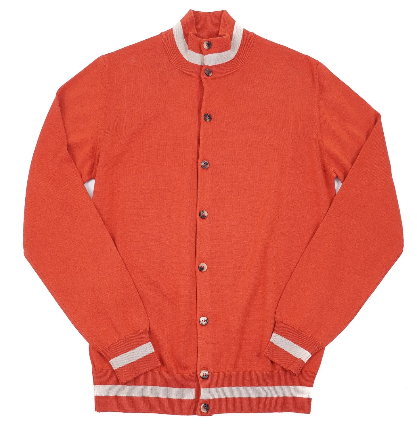 Luigi Borrelli Bomber Cardigan Sweater